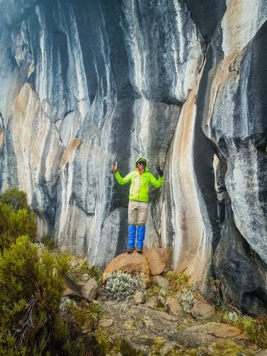 Day 1: Marangu Gate, 1850 metres, to Mandara Hut, 2715 metres