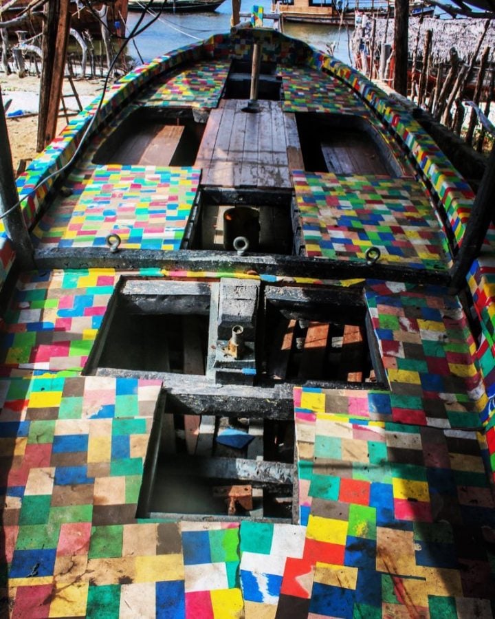 Plastic Sail Boat