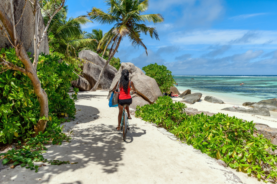 Exploring La Digue by Bike 